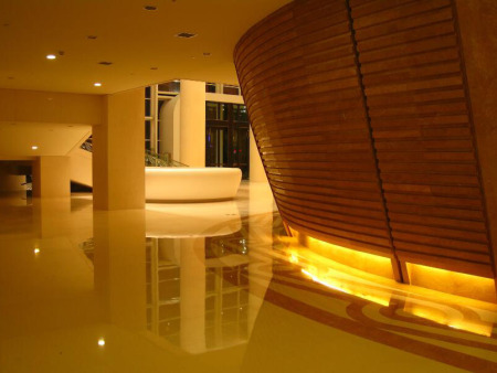 甘肅大劇院石材養(yǎng)護(hù)效果