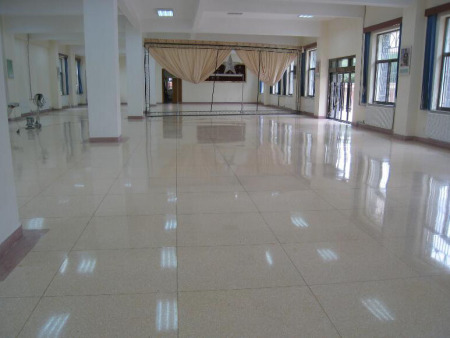 蘭州軍區(qū)水磨石改造后