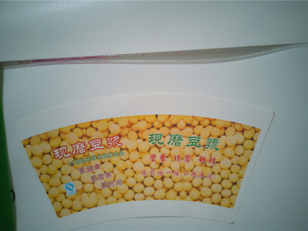 扇形紙杯杯片，淋膜紙
