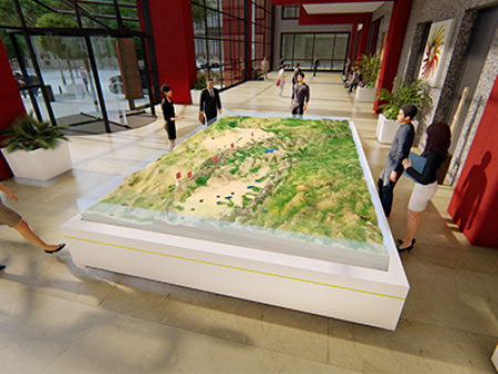 展廳沙盤模型