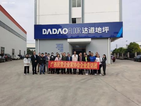 廣西民營企業(yè)家來訪達道地坪 