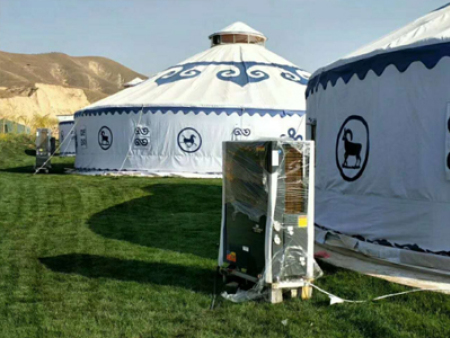甘肅蘭州蒙古包空氣能采暖項目