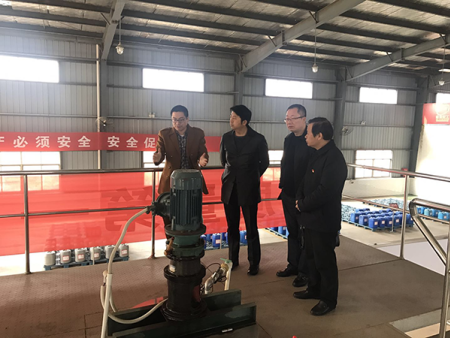 分管工业副县长颜亚华调研