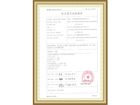 安全型式报告