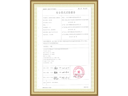 安全型式报告