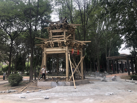 甘肅私人小型花園庭院景觀