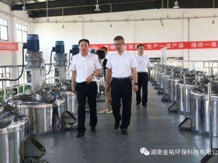 衡阳市科协党组书记、副主席周湘晖等领导莅临公司调研指导工作