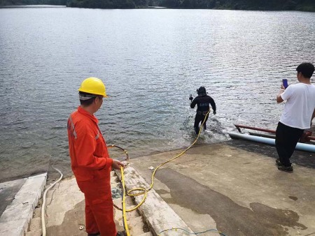 海南水庫水下維修
