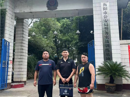 我校刘校长、李教练到衡阳市公安局警务实战训练基地参观学习