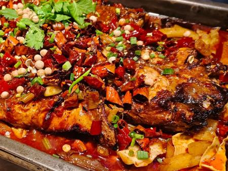 香辣烤魚(yú)操作流程