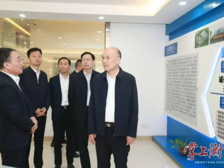 4月9日，刘越高在湖南金裕环保科技有限公司调研