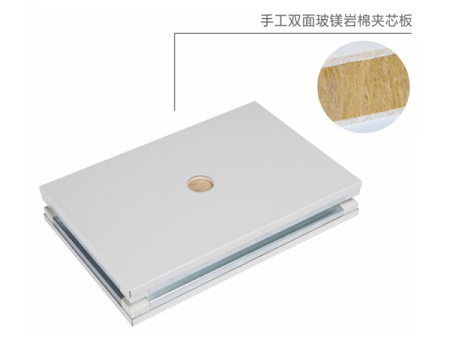 手工双面玻镁岩棉夹芯板