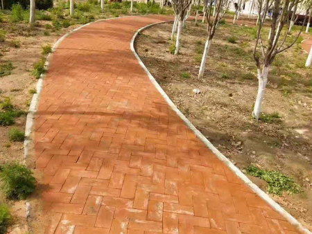 西固金城公園地面成功案例黃色--灰色---紅色