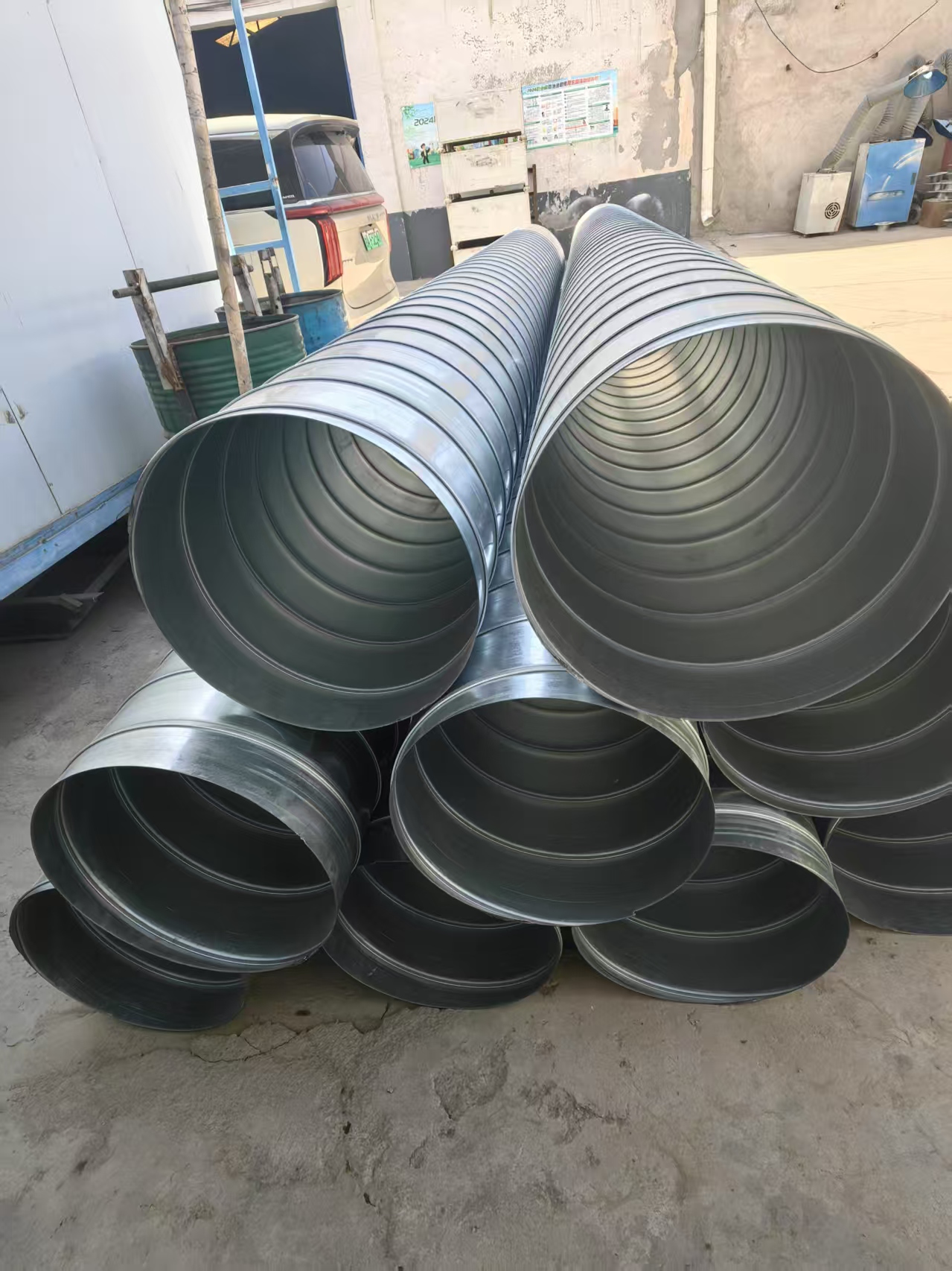 甘肅不銹鋼螺旋風(fēng)管如何去除噪音