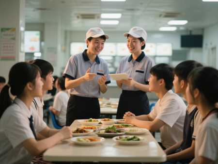 单位食堂采用承包模式的多方面益处