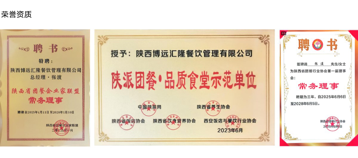 荣誉资质