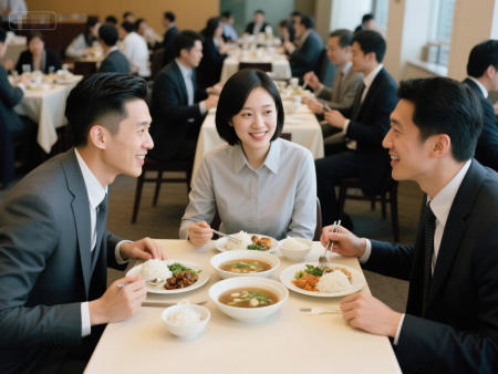 企业食堂大厅