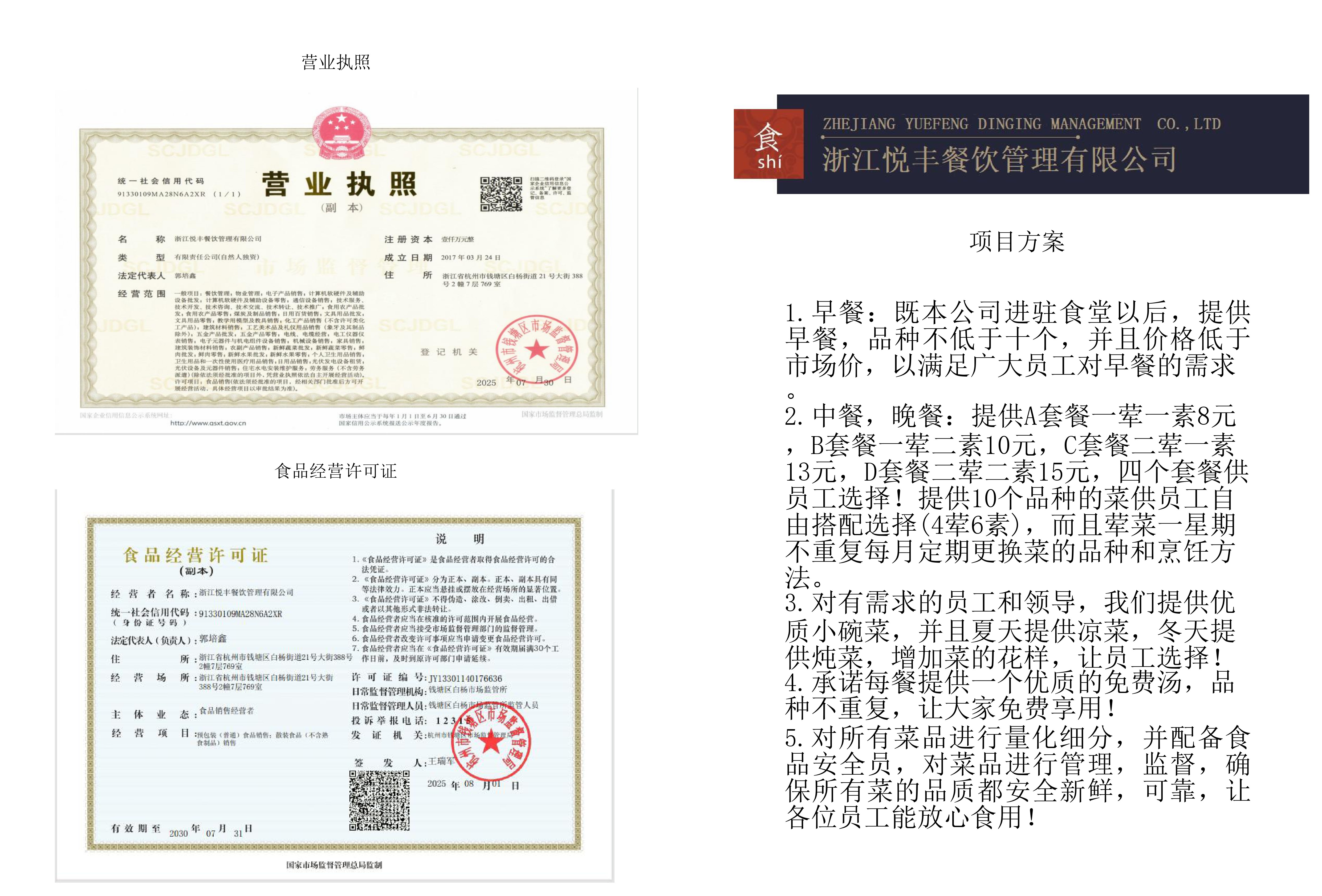 项目方案