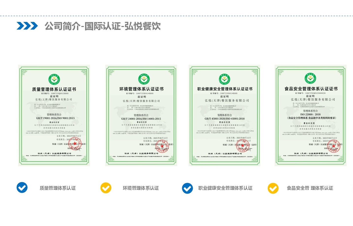 资质认证