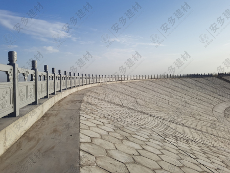 仿石荷花河堤护栏