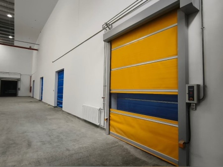 兰州东部科技新城王老吉大健康园区快速卷帘门，防火卷帘门