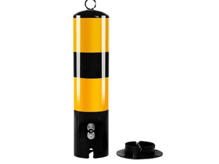 上锁活动警示柱