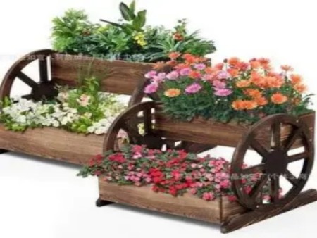 防腐木花箱 户外实木花箱定制