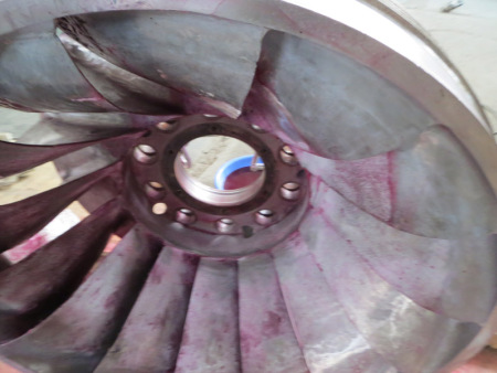 水电站叶轮修复