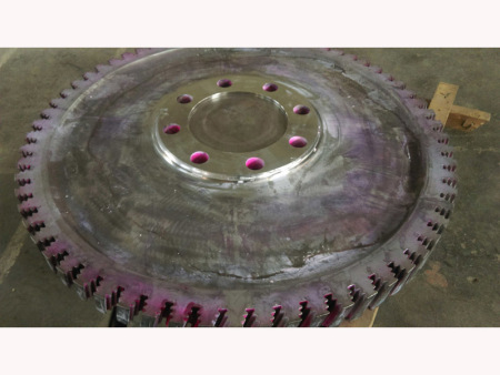 烟气轮机导流体修复