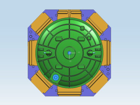 钛合金仓盖模具