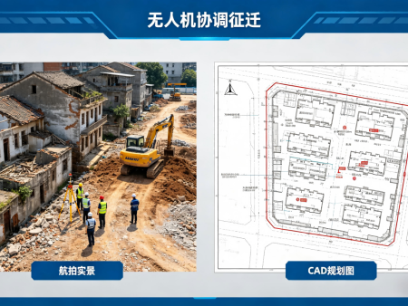 无人机协调征迁（实景+CAD）