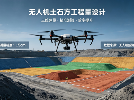 无人机土石方工程量设计